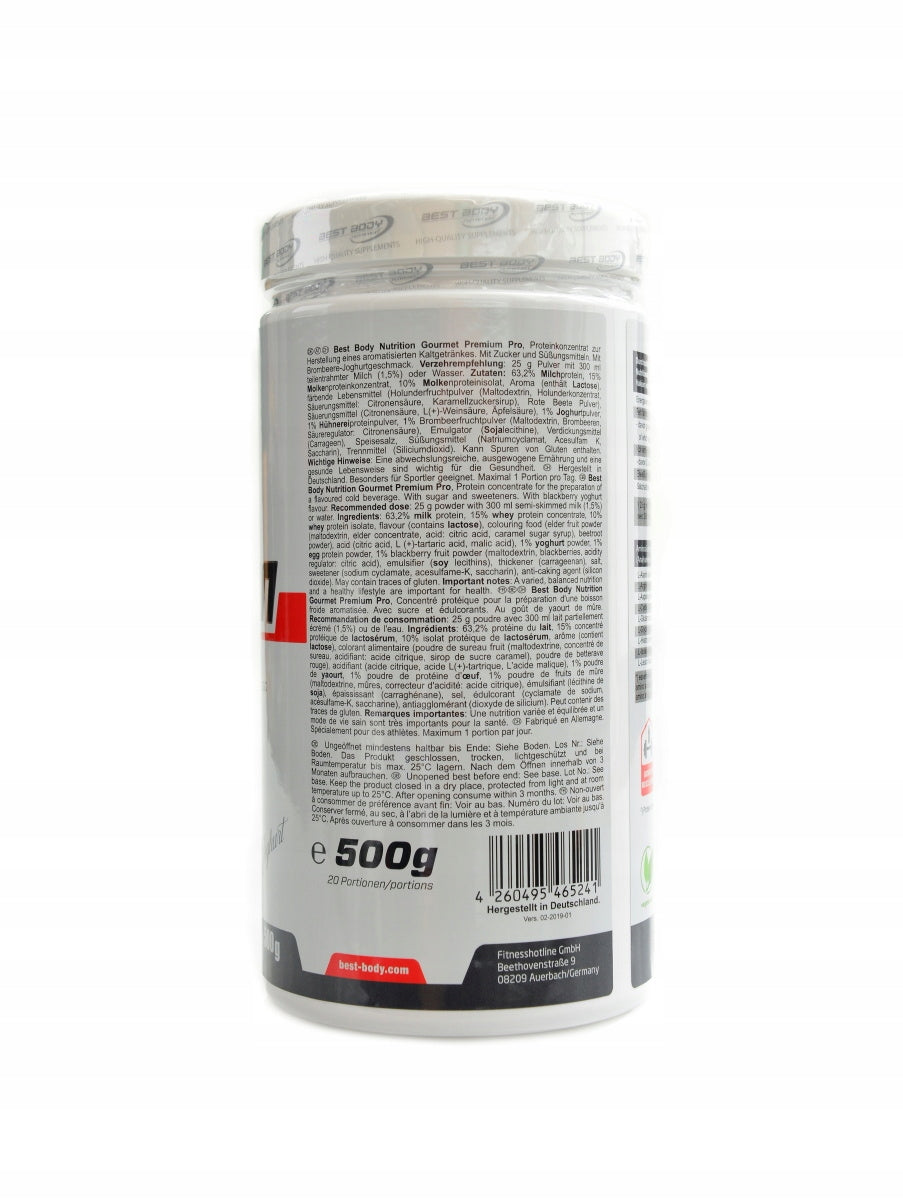 Gourmet premium pro protein 500g lemon yogurt Packaging status original