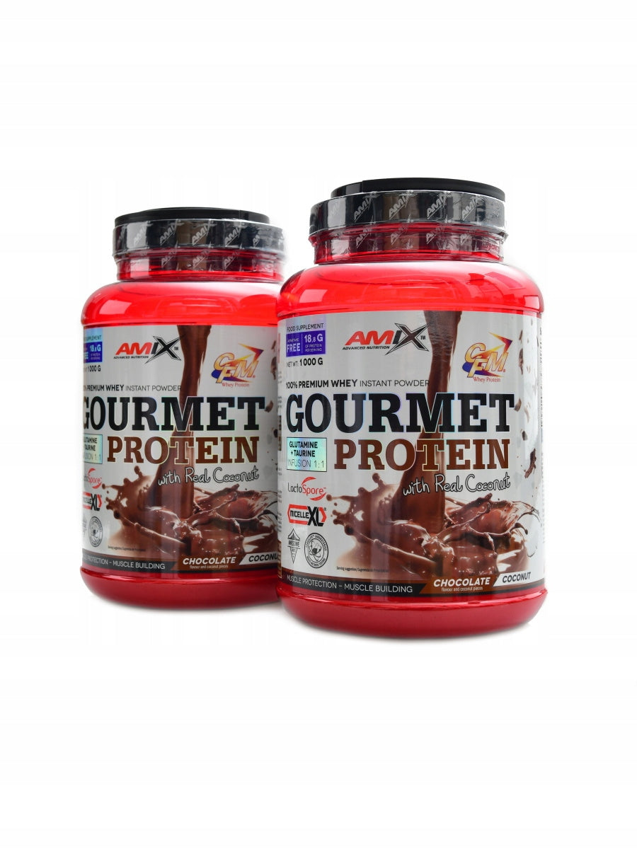 Gourmet protein 2 x 1000 g kokos čokoláda DUOPACK