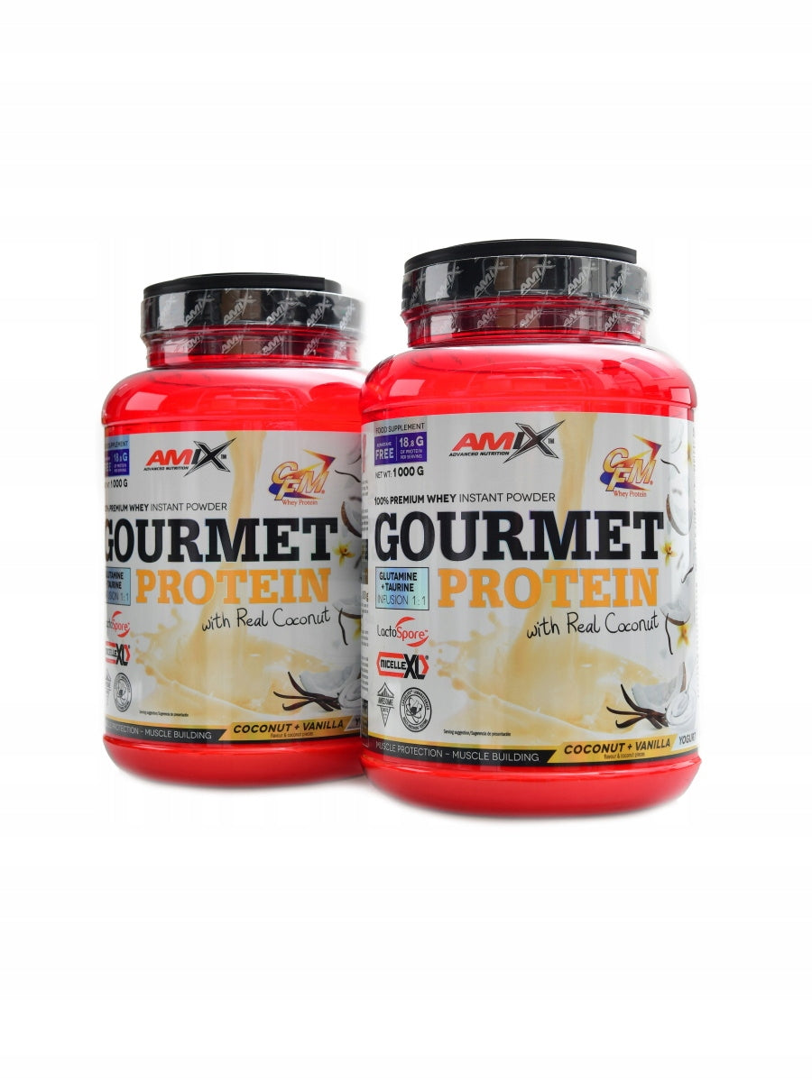Gourmet protein 2 x 1000 g vanilka kokos jogurt DUOPACK