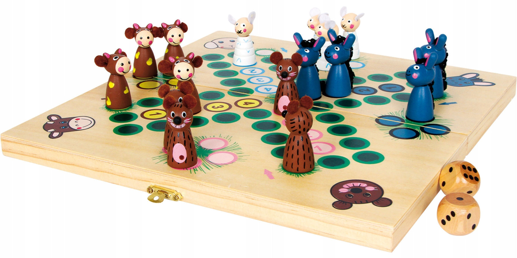 Stalo žaidimas ludo "Ūkio Gyvūnai", Small Foot