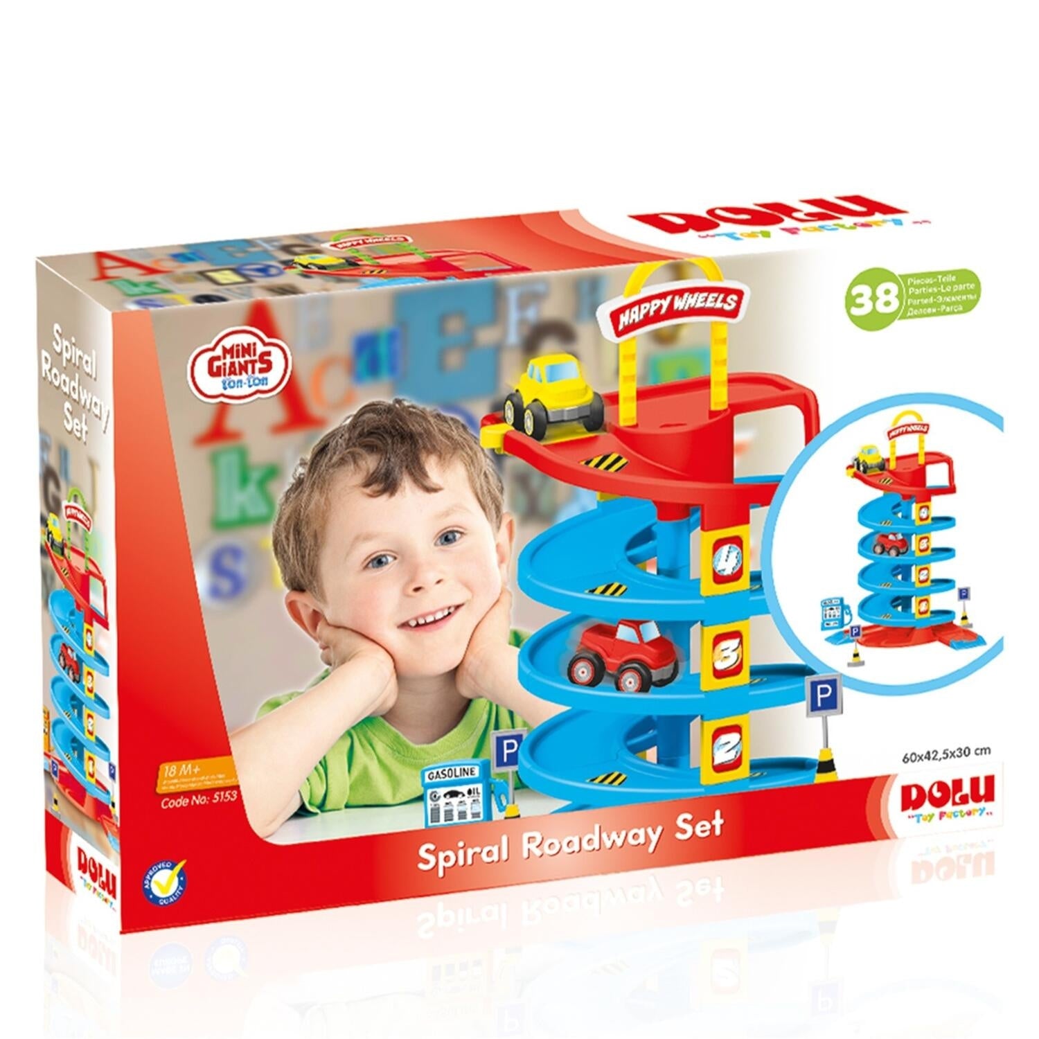 Das Spiel ist eine Spiralbahn in Dolu 