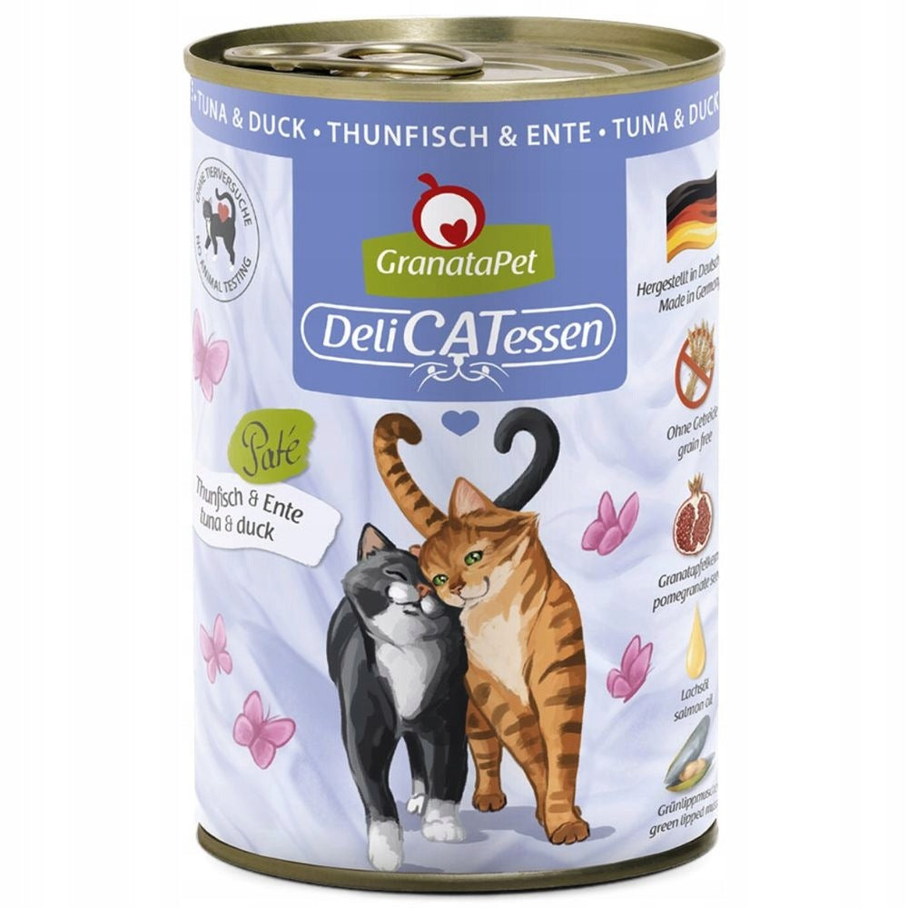 GranataPet DeliCatessen Wet Cat Food Tuna Duck 400g