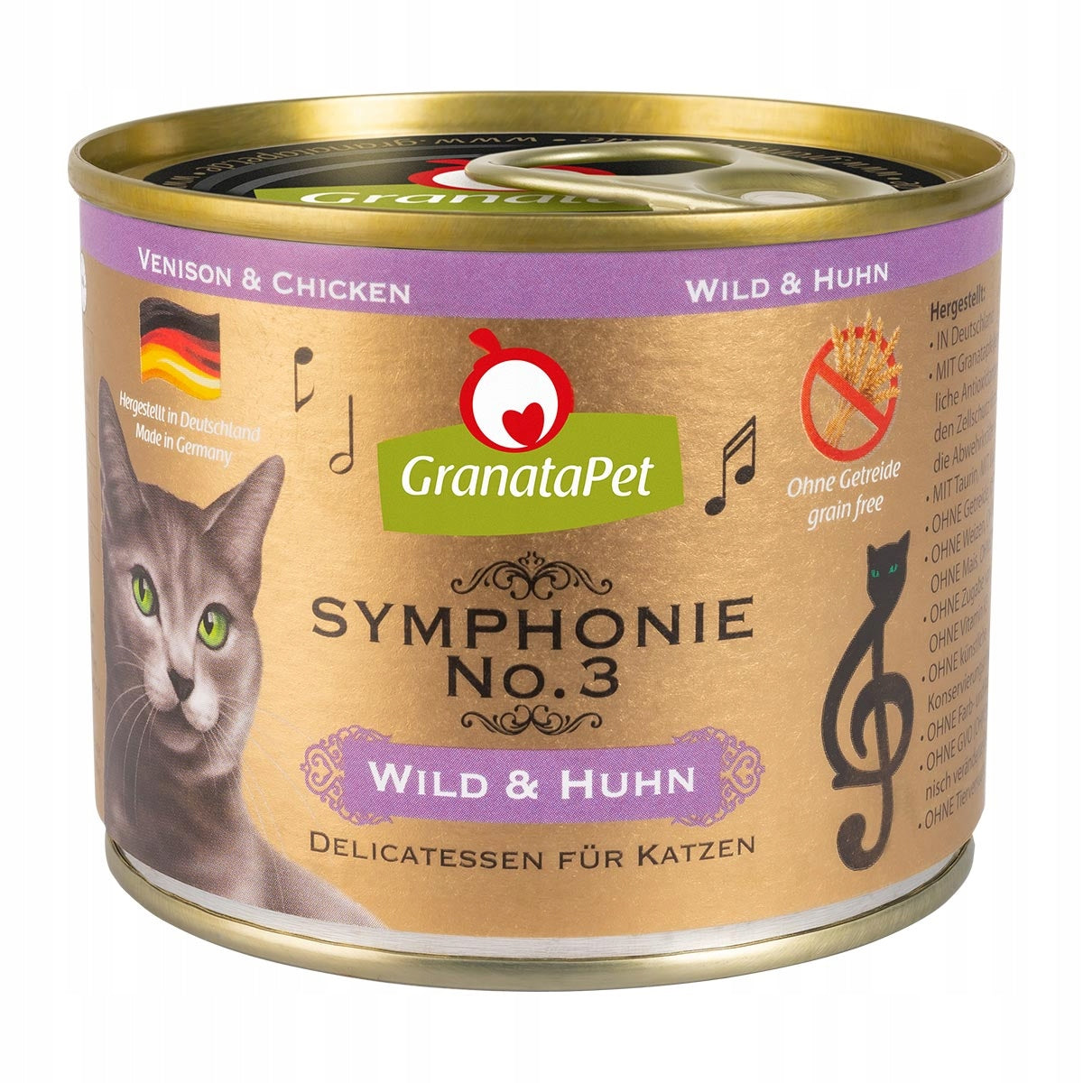 GranataPet Symphonie No.3 game with chicken 200 g cans for cats