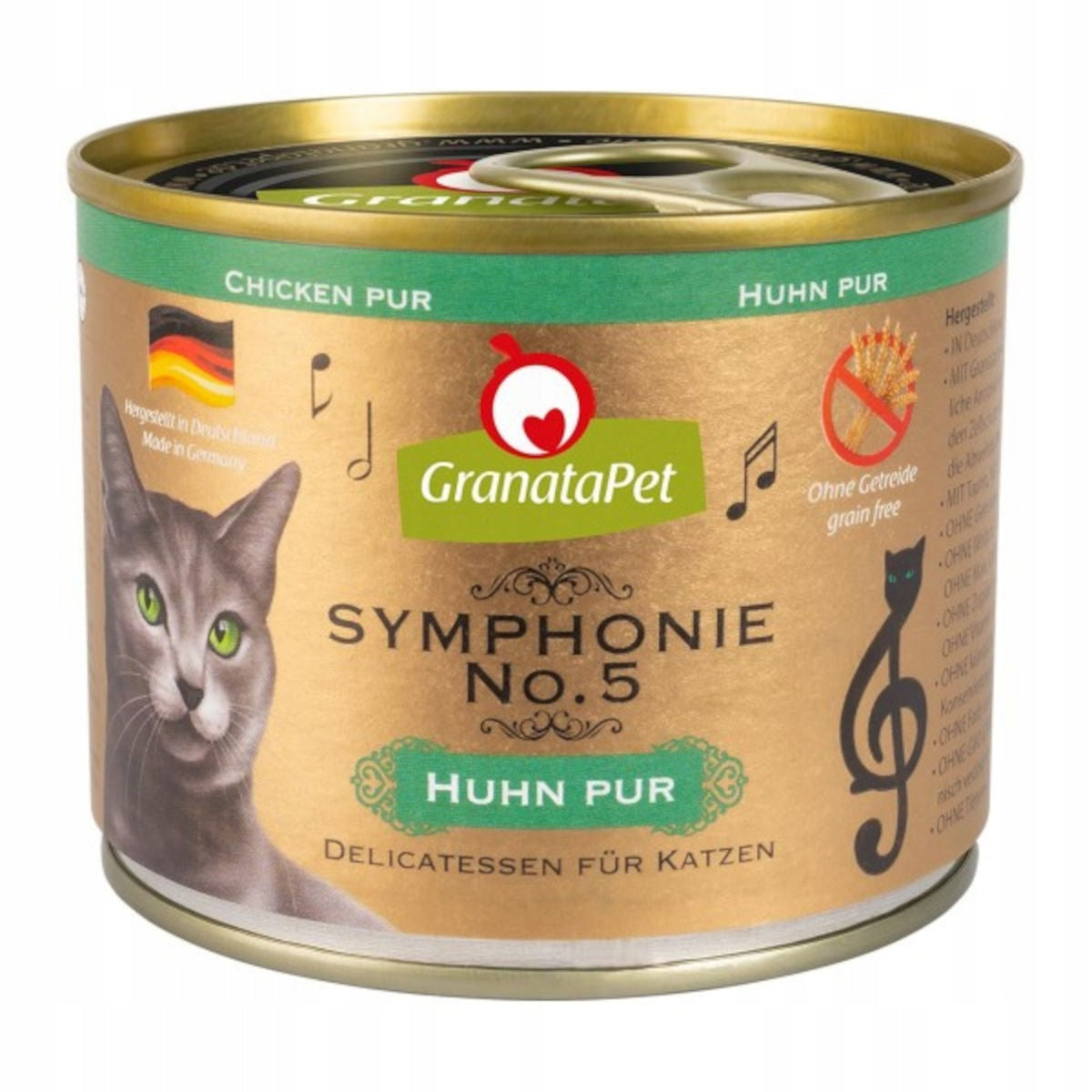 GranataPet Symphonie No.5 chicken PUR 200 g cans for cats