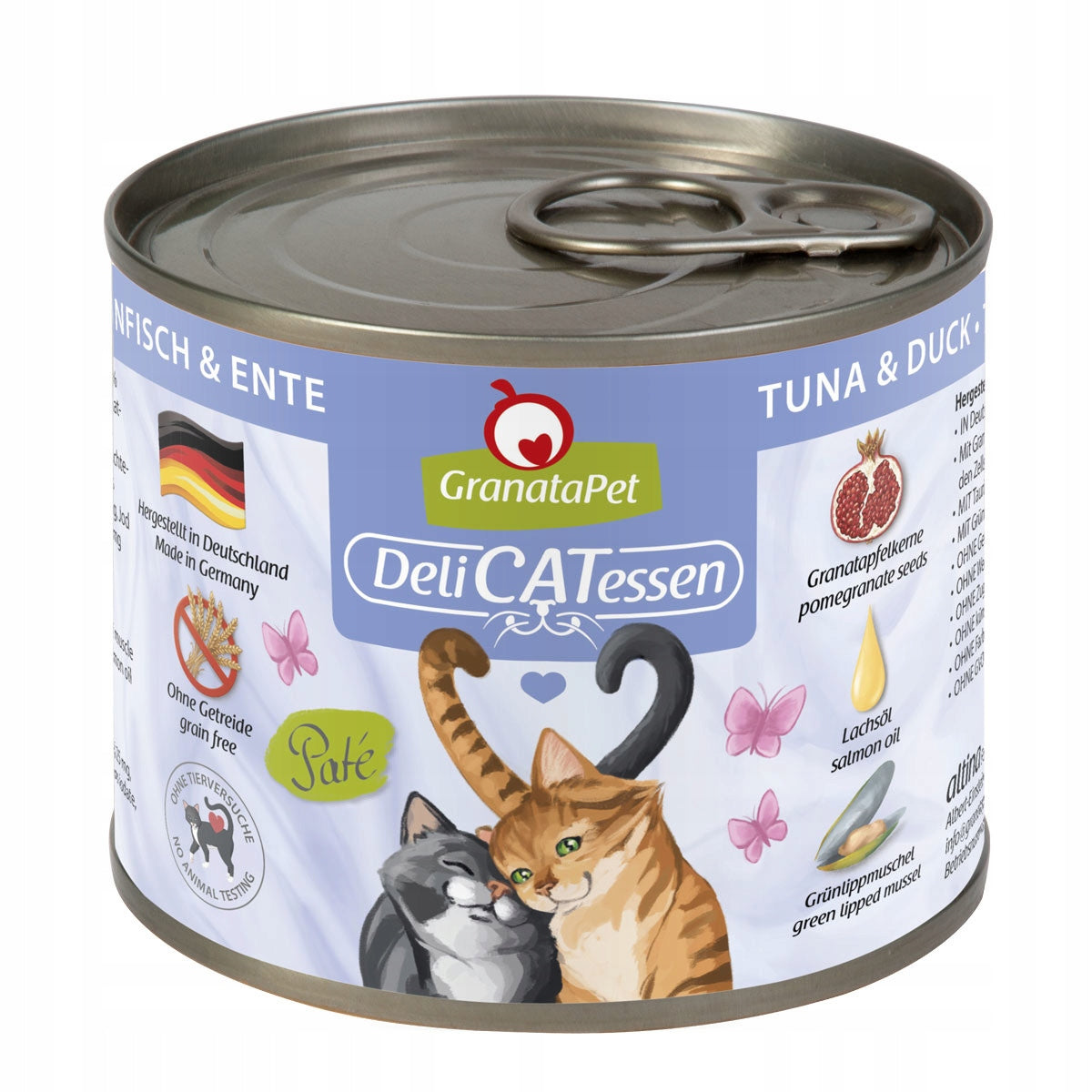 Granatapet DeliCatessen Tuna and Duck 200 g Grain Free Cat Cans