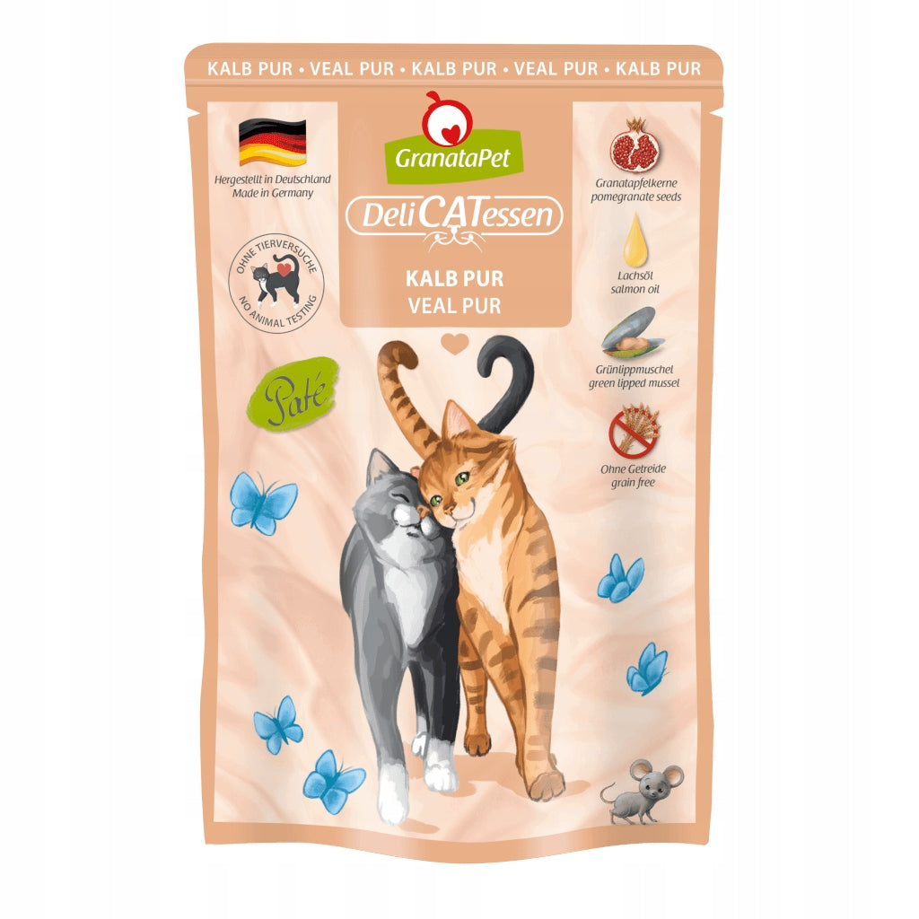 Granatapet DeliCatessen Veal PUR 85 g grain-free cat sachets