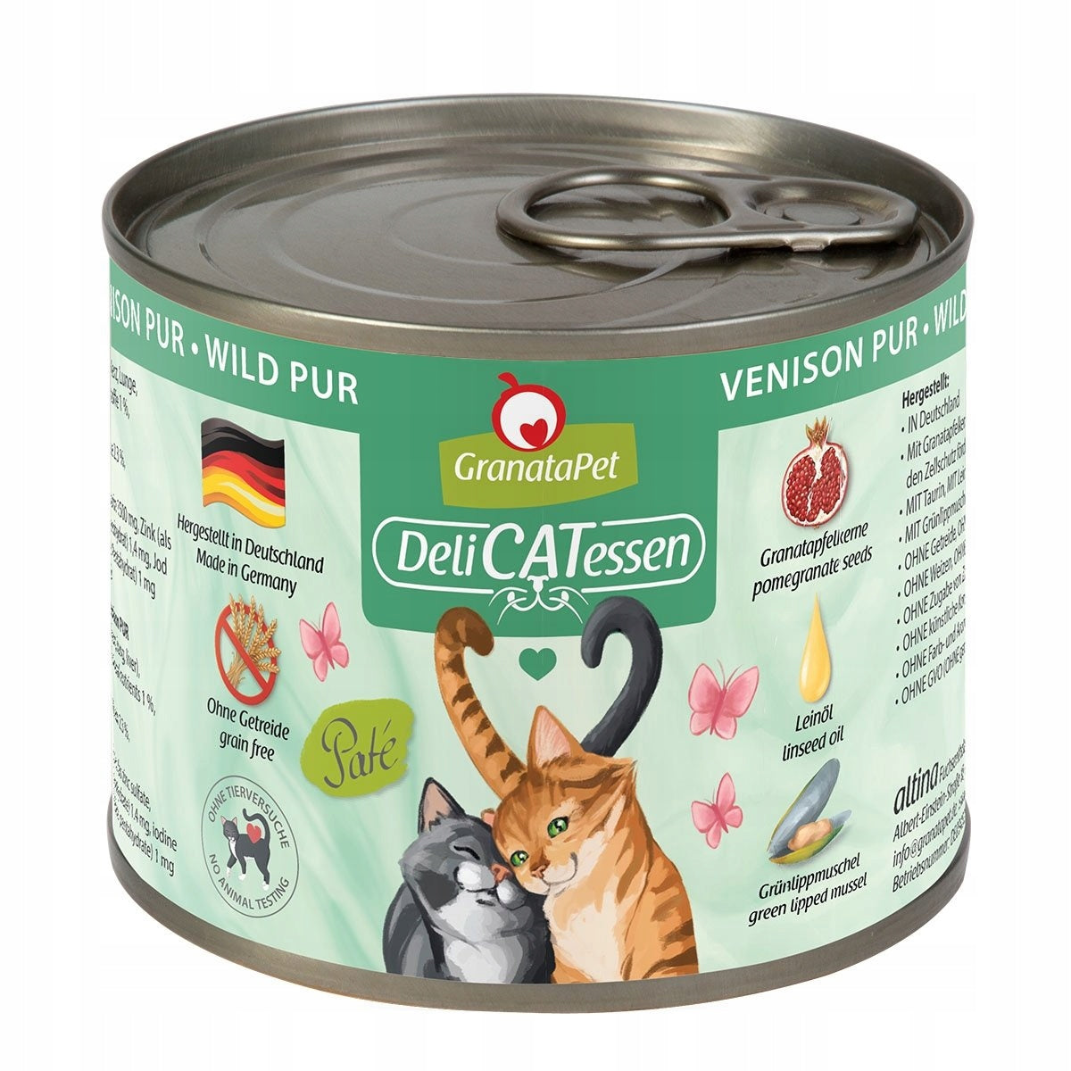 Granatapet DeliCatessen Wild Pur 200 g grain-free cat tins