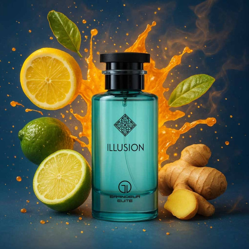 Grandeur Illusion Arabic Perfume for Men 100 ml EDP Packaging status original