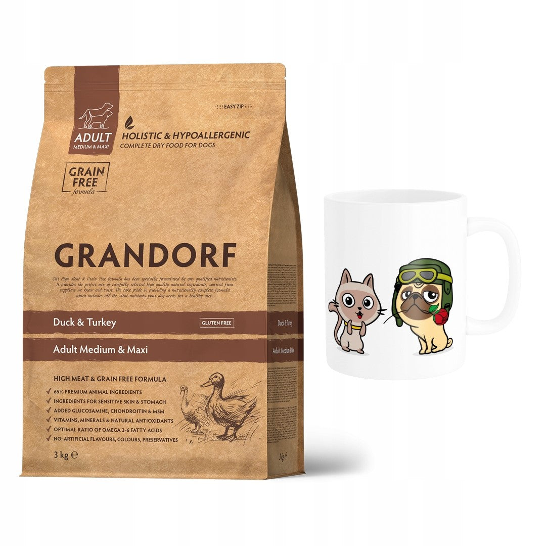 Grandorf Adult Medium & Maxi Duck & Turkey 3kg Manufacturer code 5407007851041