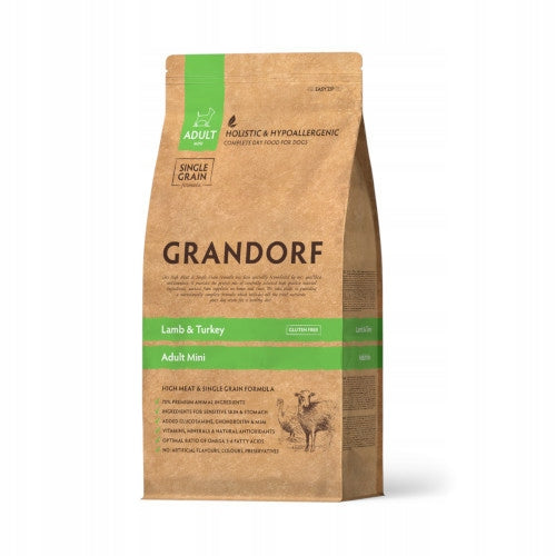 Grandorf Adult Mini Lamb & Turkey 8kg