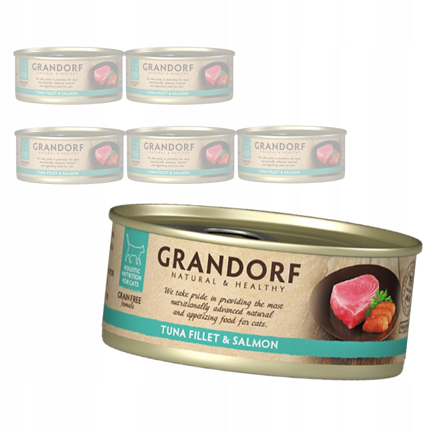 Grandorf Tuna with Salmon for Cat 70g Packaging status original
