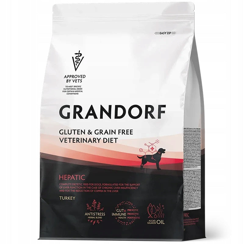 Grandorf Veterinary Diet Dog Hepatic Turkey For Liver Problems 3kg Product weight 3 kg