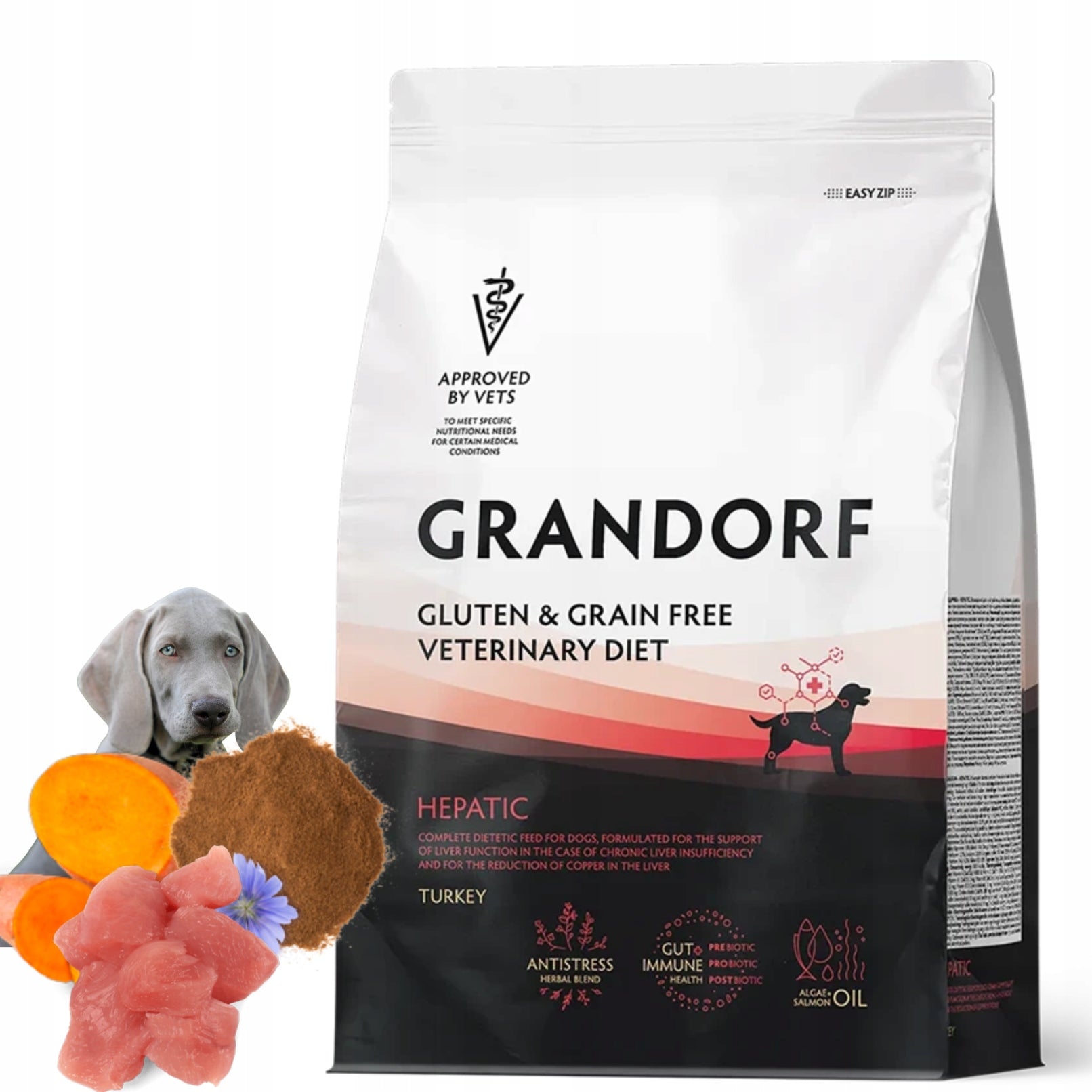 Grandorf Veterinary Diet Dog Hepatic Turkey For Liver Problems 3kg