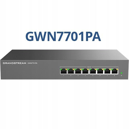 Grandstream GWN7701PA Network Switch 8 Ports PoE Manufacturer Grandstream
