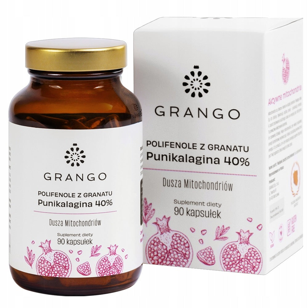 Grango Polyphenols from Pomegranate Dietary Supplement Energy Vitality 90 kap.