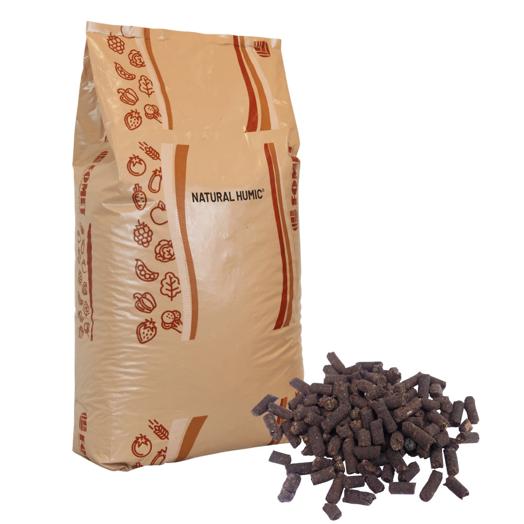 Granulated manure bovine horse chicken with humus 25kg 40 L Autumn fertilizer Packaging status original