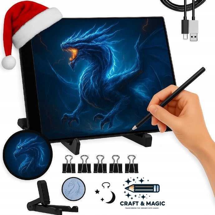 Graphic Tablet Craft & Magic A4 + Set + Holder – Drawing Board