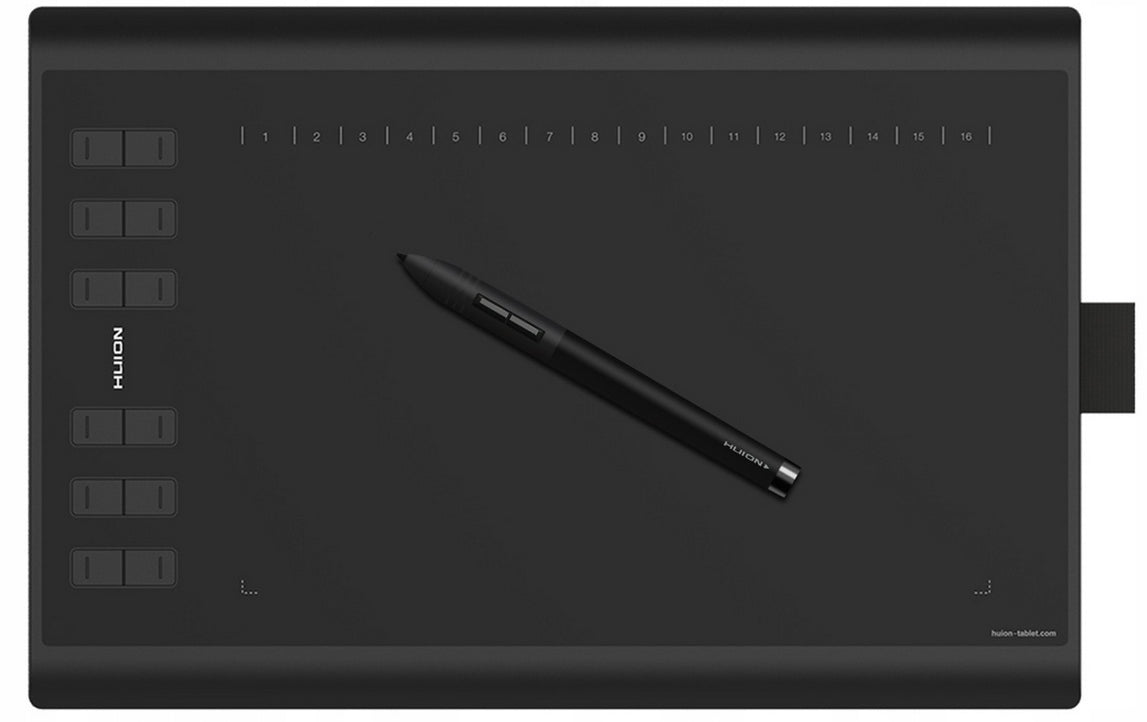 Graphic Tablet for Drawing Huion New 1060 plus 5080 LPI USB Pen