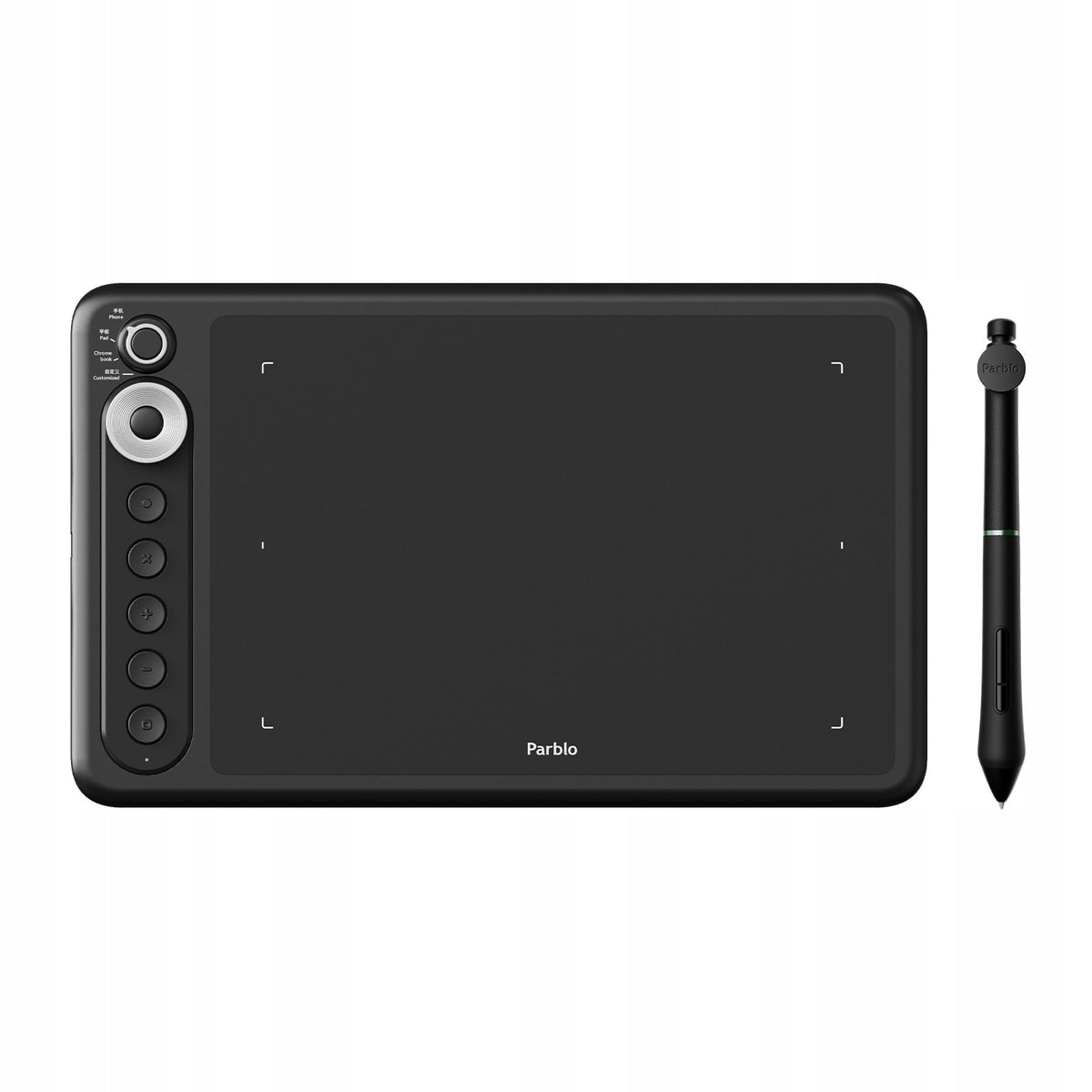 Graphics Tablet for drawing Parblo Intangbo X7 Black with pen 8192 EMR