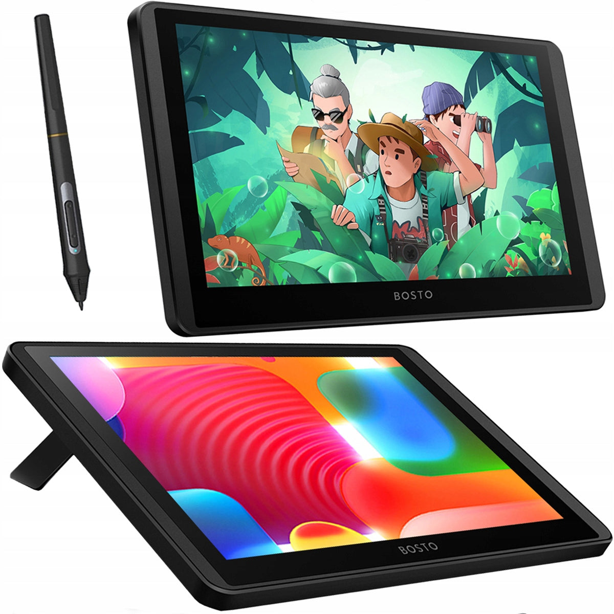 Graphics tablet BOSTO 12HD-A LCD 8192 st 5080 LPI
