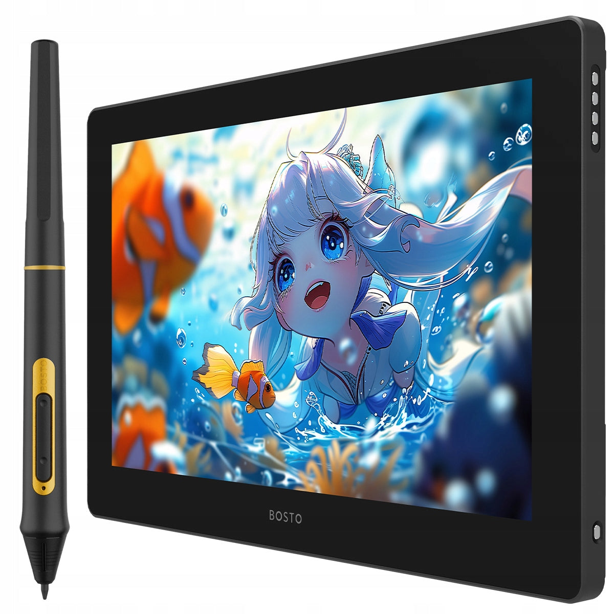 Graphics tablet PROFESSIONAL BOSTO BT-16UHD with pen 16384 st 15,6" 4K