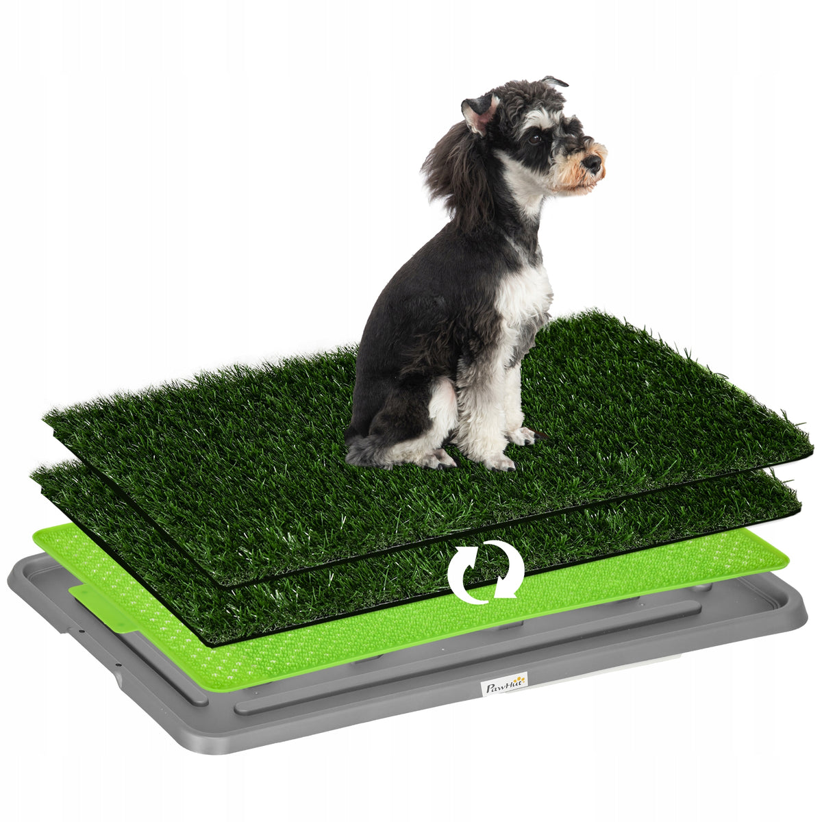 Grass Mat for Dog Puppy Toilet Cuvette for Learning Toepicking PawHut