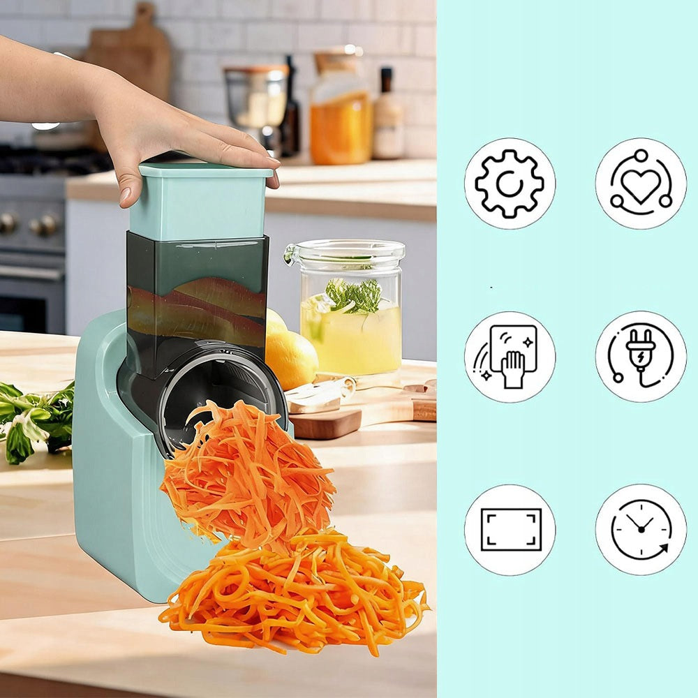Grater 3in1 Electric Potato Vegetable Slicer Cheese Fast BEDEE Brand Bedee