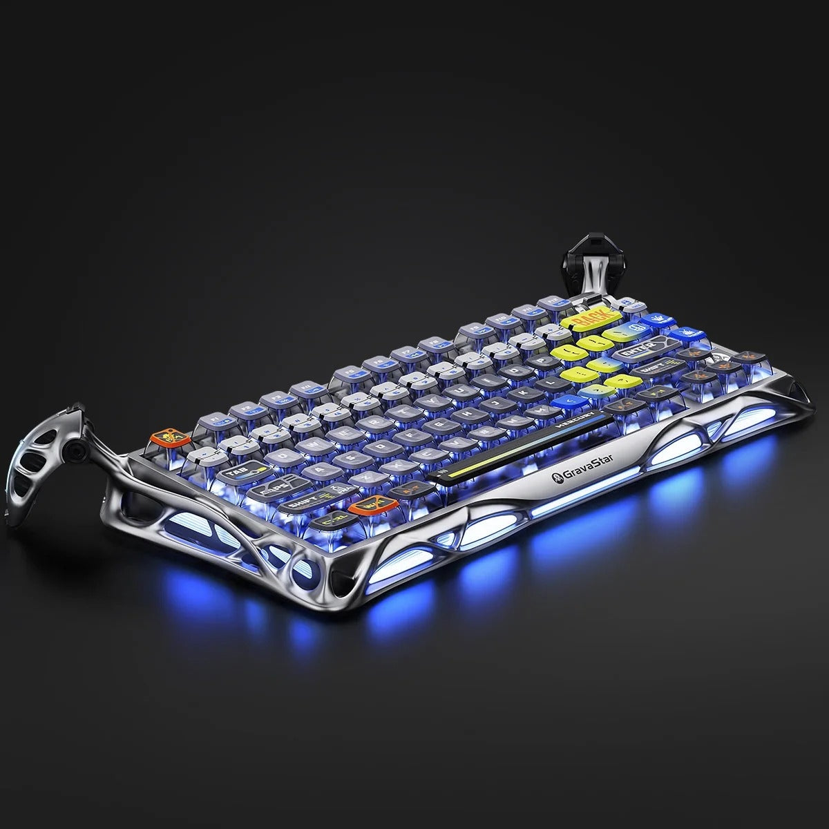 GravaStar Mercury K1 Pro Wireless Mechanical Keyboard Interstellar Packaging status original