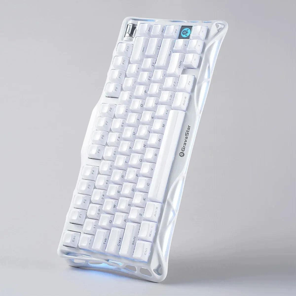 GravaStar Mercury K1 Wireless Mechanical Keyboard Opaline White Packaging status original