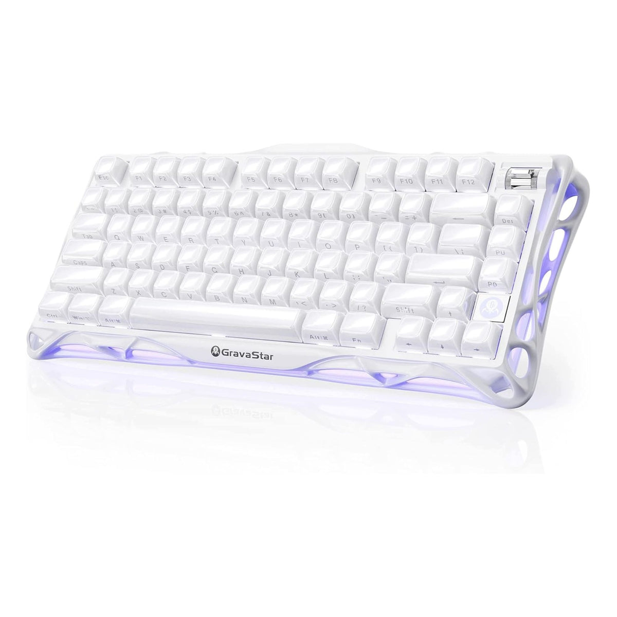 GravaStar Mercury K1 Wireless Mechanical Keyboard Opaline White