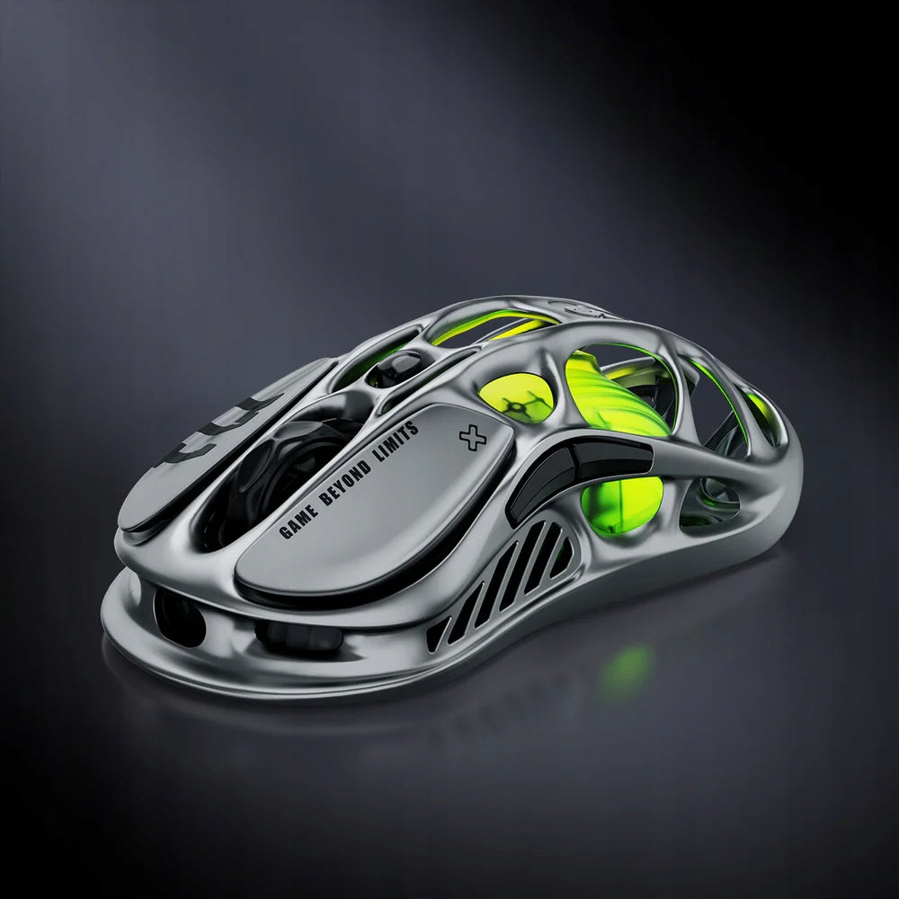 GravaStar Mercury M1 Pro GAMES Gunmetal Gray Wireless Mouse 2.4GHz