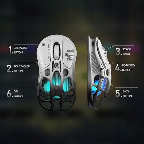 GravaStar Mercury M1 Pro Gaming Mouse, Lightweight, Magnesium Alloy Manufacturer code B0DJ11FRD2