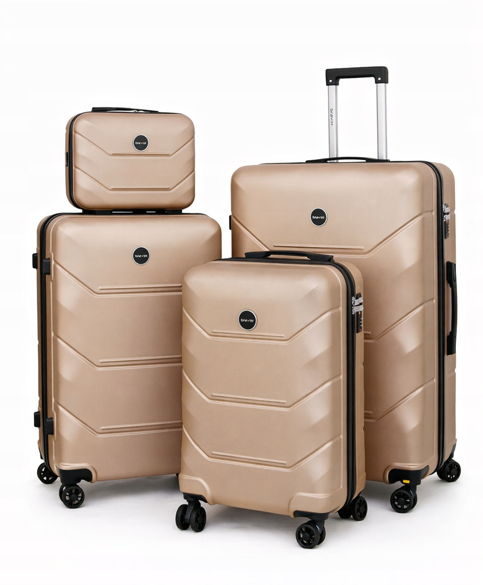 Gravitt 2552 suitcase set 4in1 large medium small trunk ABS combination lock Manufacturer code 2552/KPL/MIX