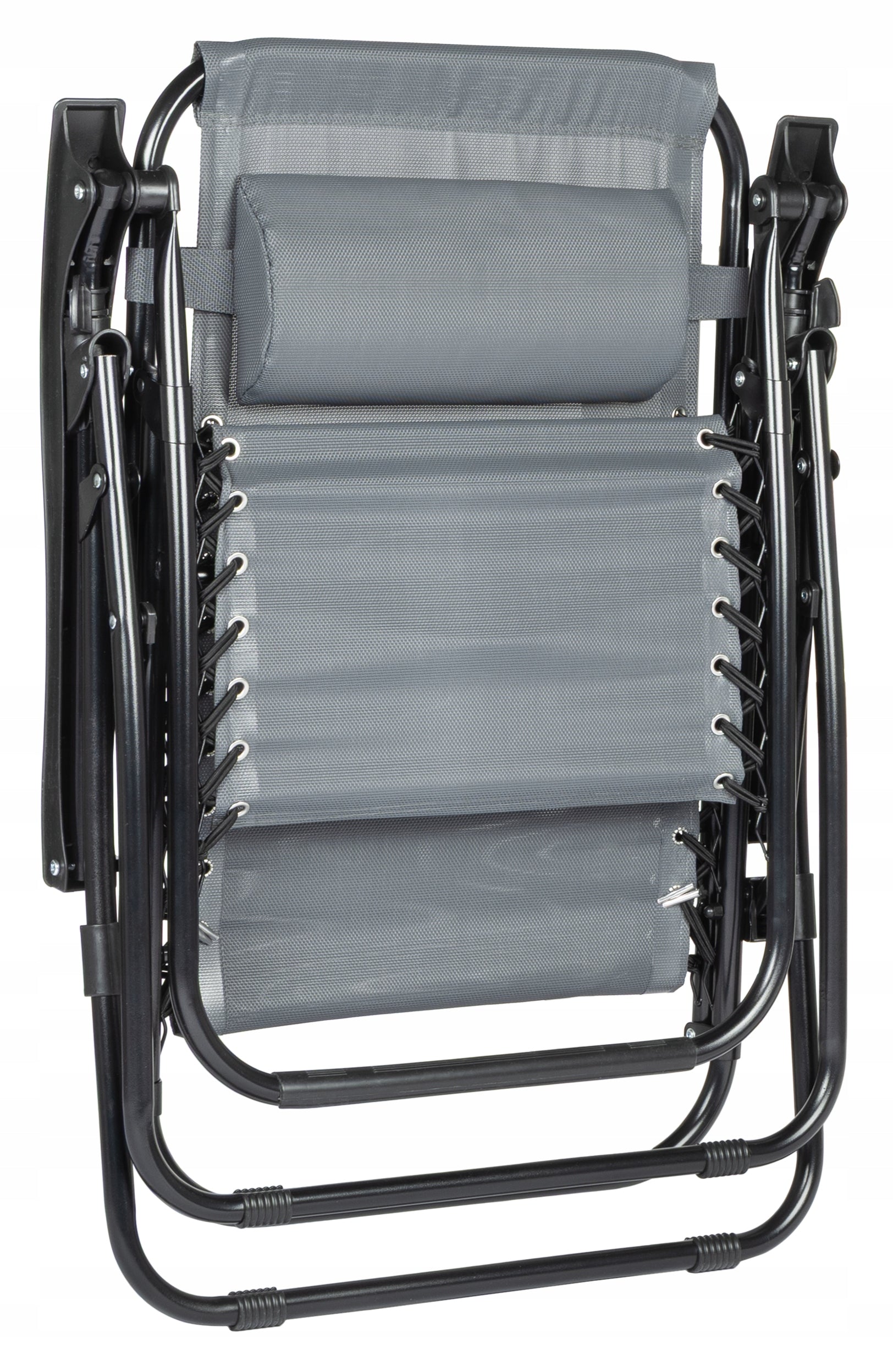 Gravity sun lounger garden chair gravity folding with handle FUNFIT grey Length (longer side) 165 cm