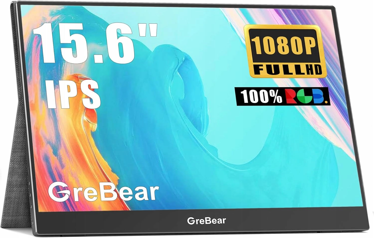 GreBear 15,6" PORTABLE LCD Monitor 1920 x 1080 px IPS / PLS not available