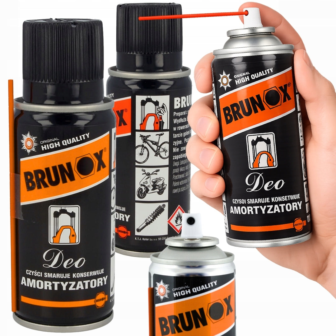 Grease Oil for Bicycle Shock Absorbers for Bike Brunox Deo Spray 100ml BT20