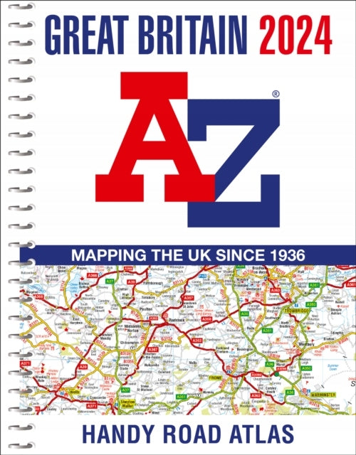 Großbritannien AZ Handy Road Atlas 2024 (A5 Spirale) 