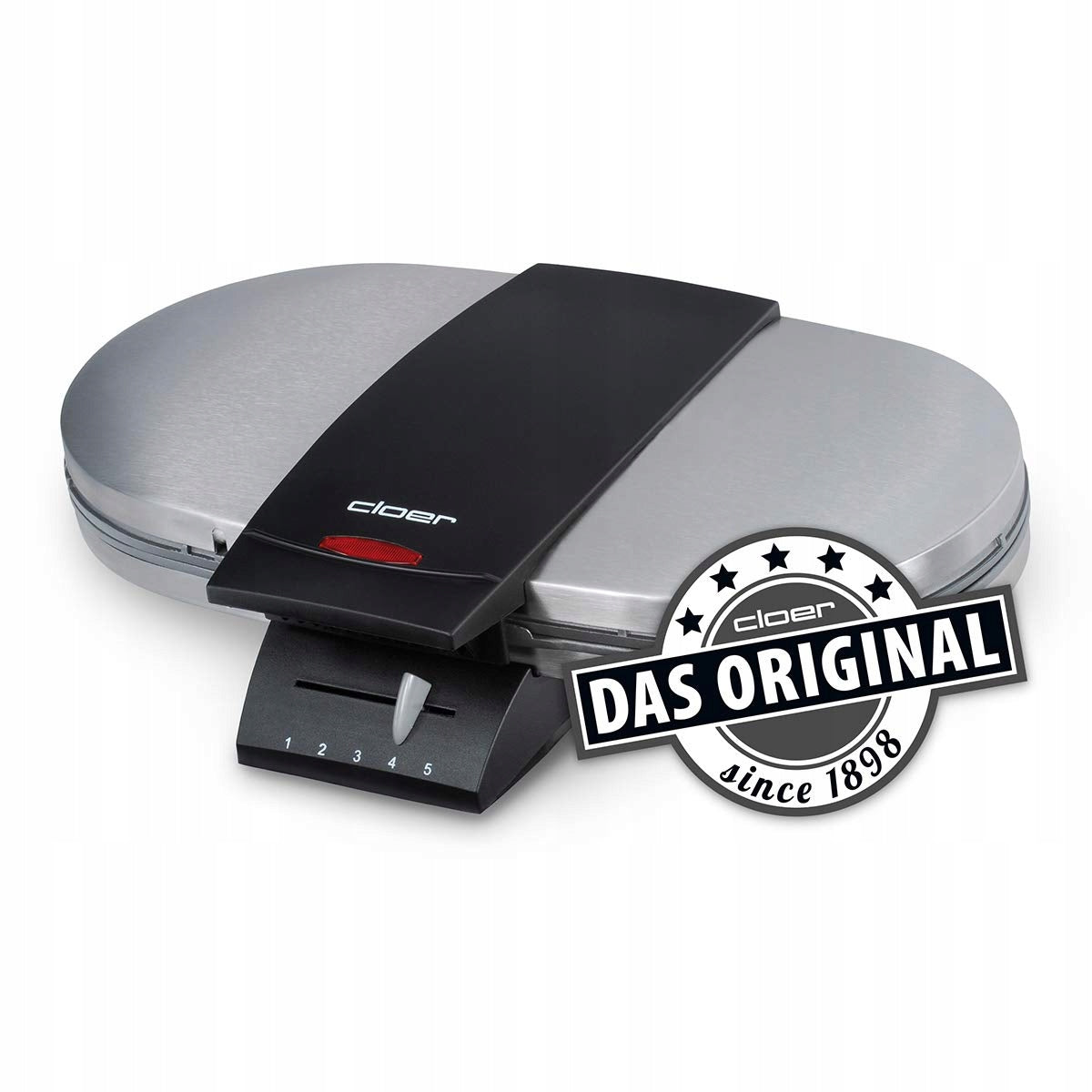 Great Waffle Iron Cloer 1329 black, silver/grey/black 1200 W Manufacturer code t91928