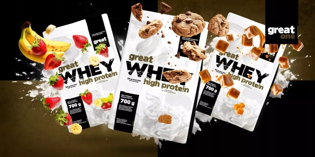 Great Whey High Protein 700g-GreatOne-MIX WPC WPI WHITE DUBAI CHOCOLATE EAN (GTIN) 5906468918145