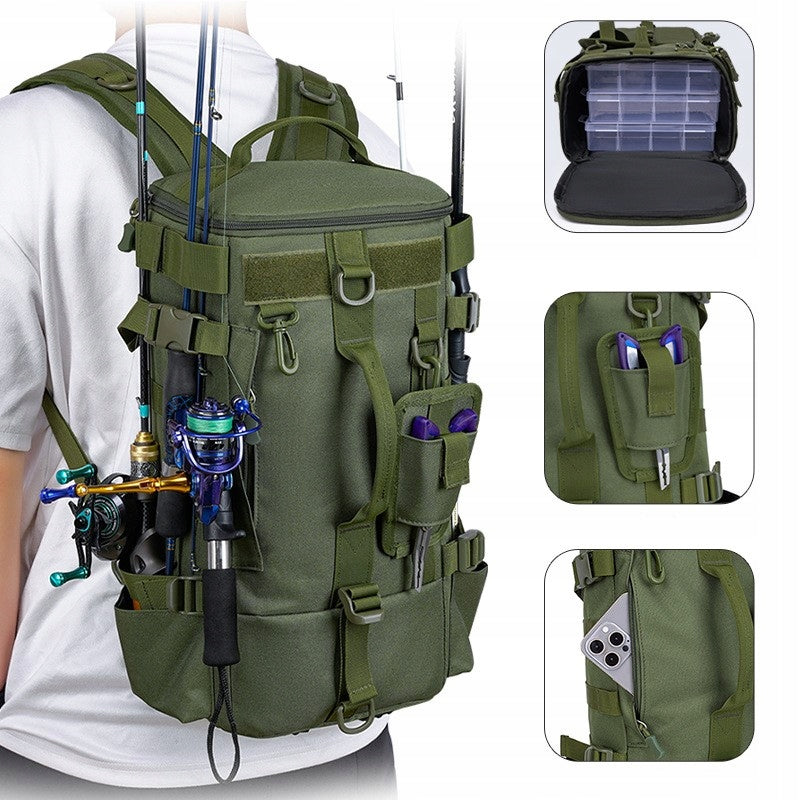 Great price! Spacious fishing backpack – sturdy and durable, a large selection! Manufacturer code Plecak wędkarski turystyczny