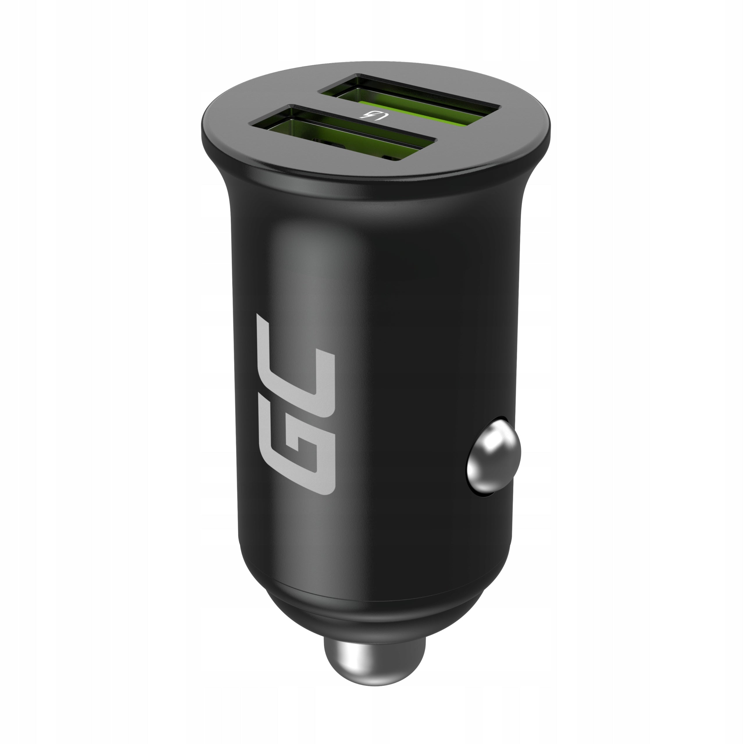 Green Cell PowerRide Nano Fast Car Charger 2x USB 6A 36W 12V Cable length 0 m