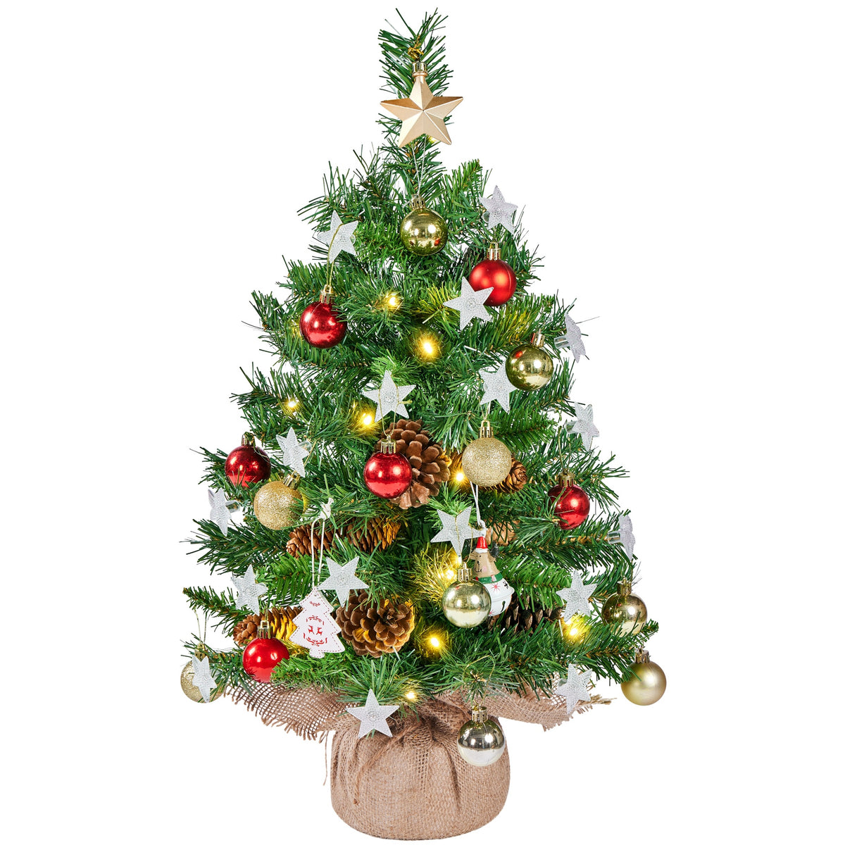 Green Christmas tree 60 cm – artificial mini Christmas tree, Christmas decoration