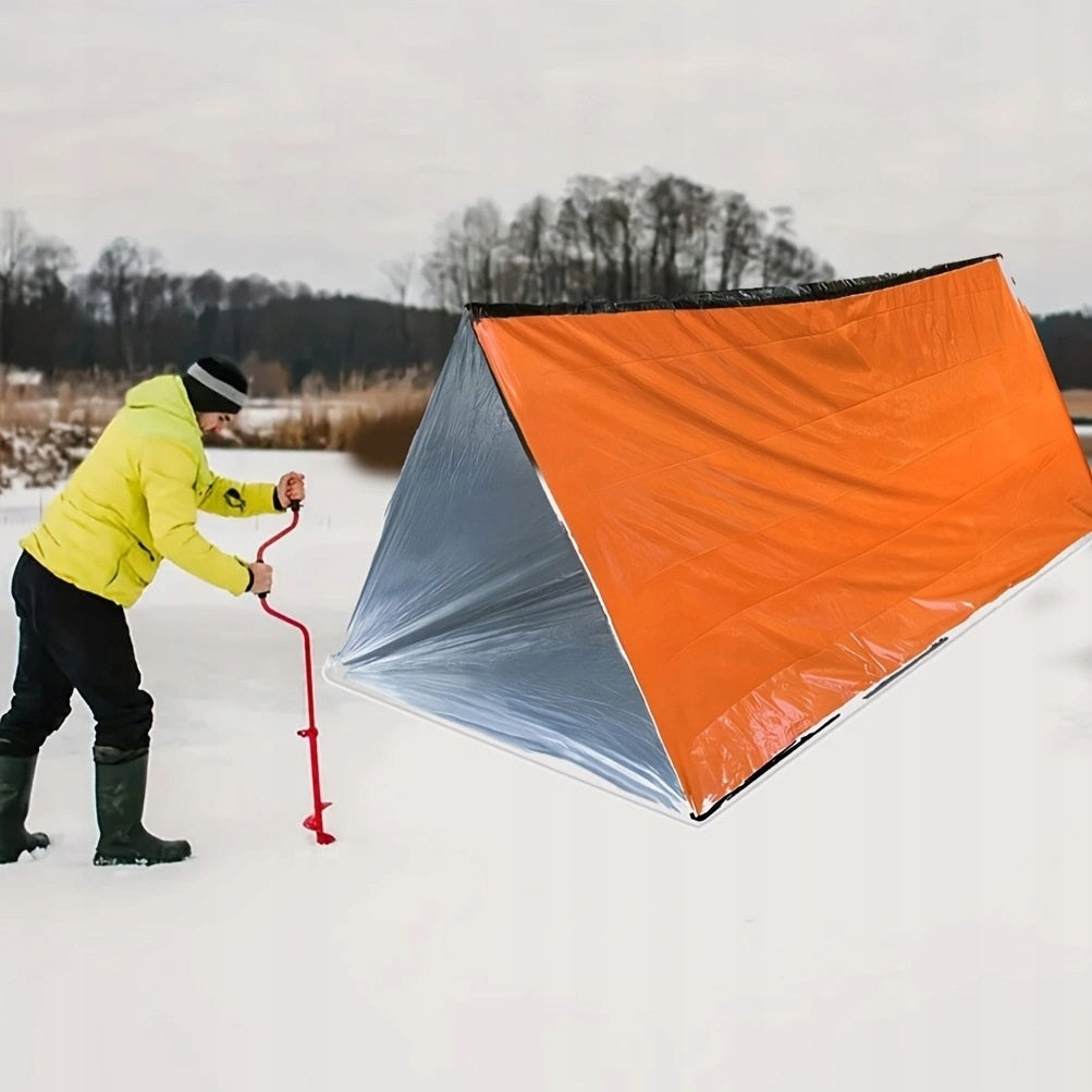 Green EMERGENCY THERMAL Tent LifeTent 2-Person 241x119x79cm Number of people 2