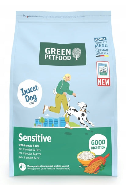 Green Petfood Sensitive with Insects&Rice 3kg