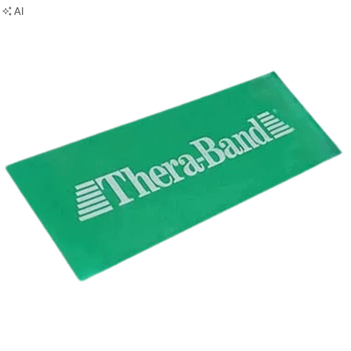 Green Rubber Rehabilitation Tape for Exercise Loop TheraBand 7,6cmx20,5cm