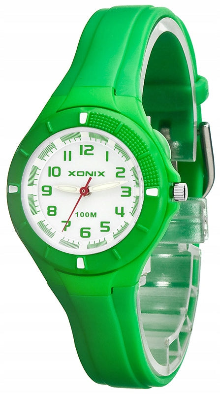Green Sports Watch For Girls Hand Waterproof Analog Brand Xonix