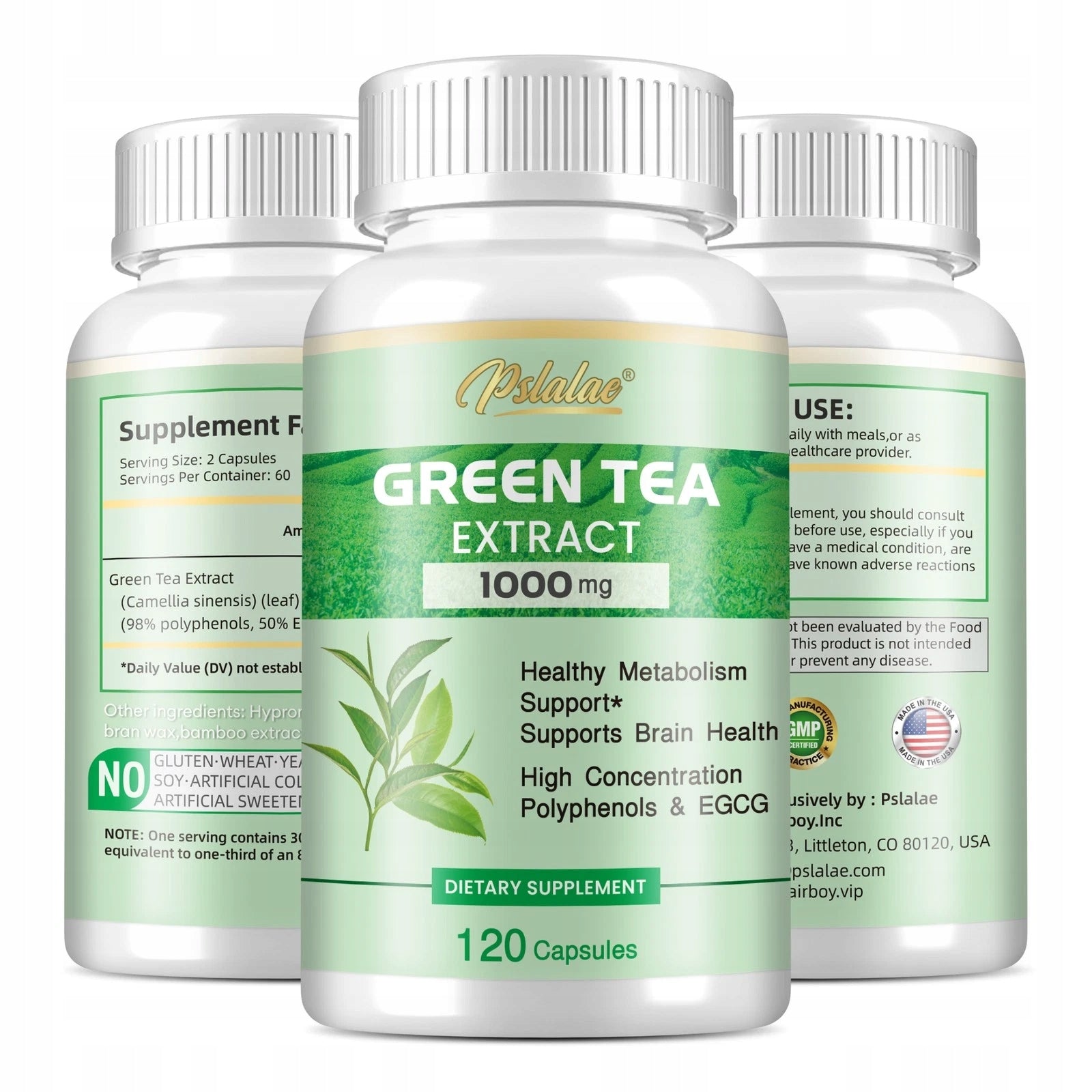 Green Tea Extract - 98% Polyphenols (with EGCG) - Weight Support Packaging status original