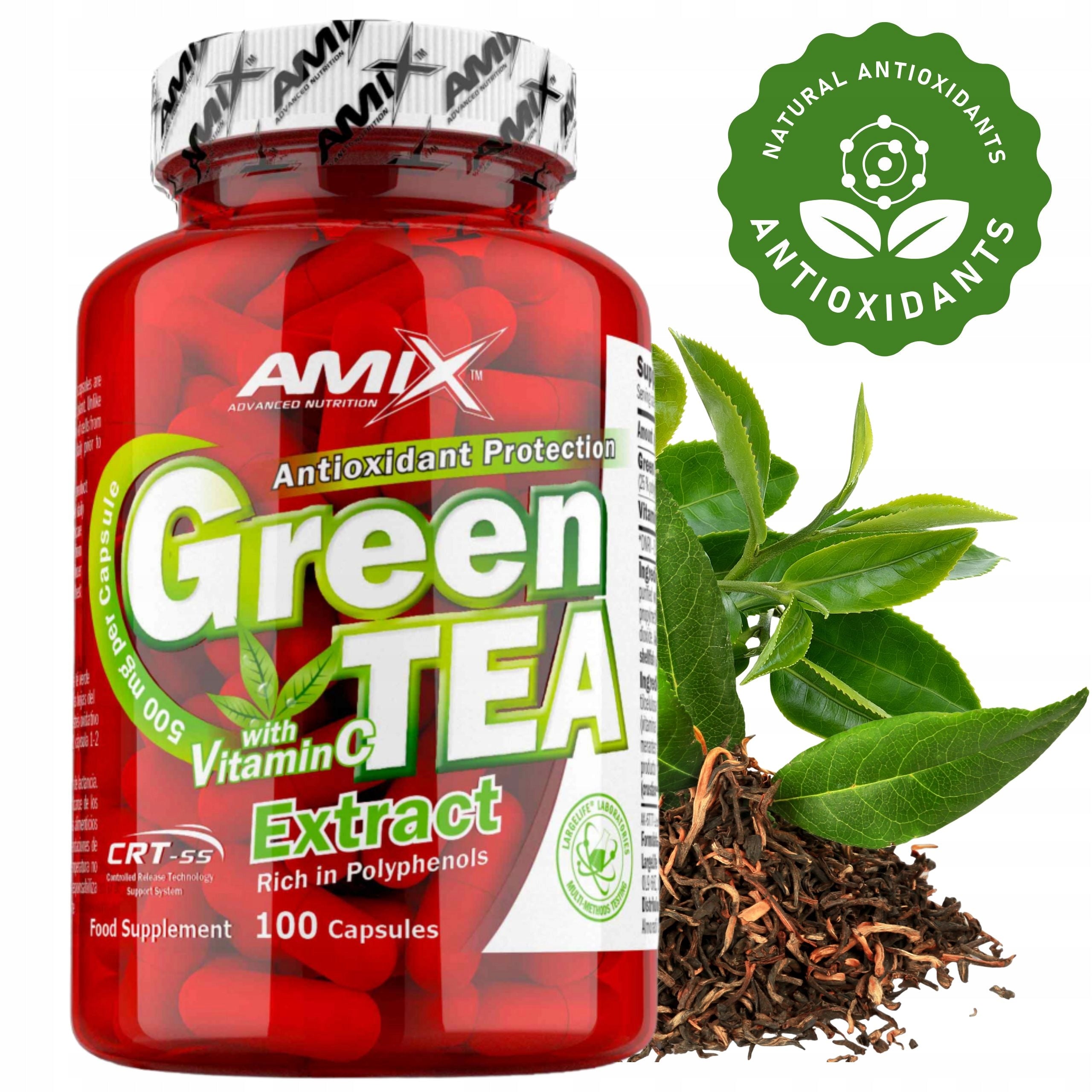 Green Tea Extract Green Tea Tablets for Weight Loss + Wit C