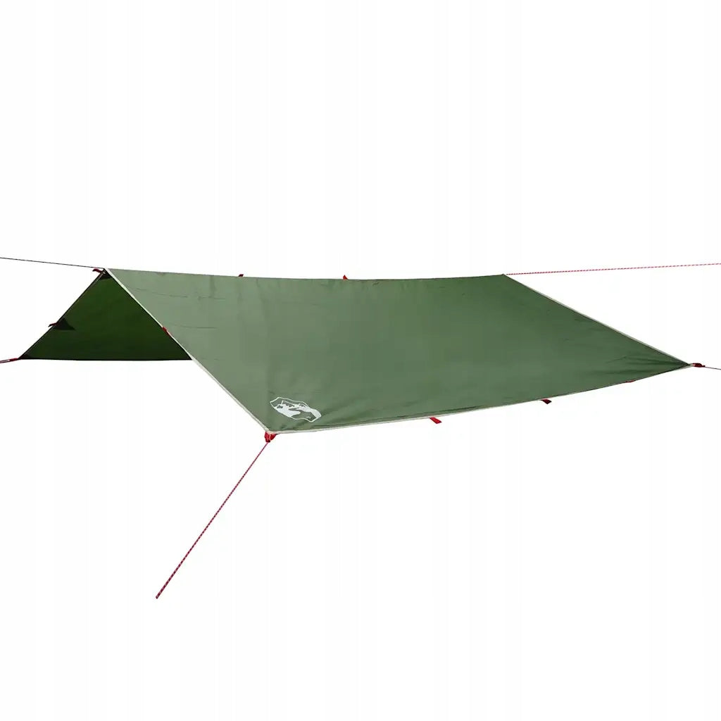 Green camping sheet 300 x 294 cm polyester 185T