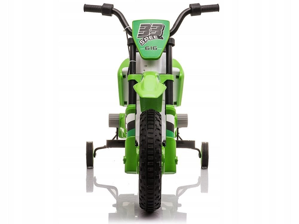 Green cross motor for children's battery fun Brand Lean cars